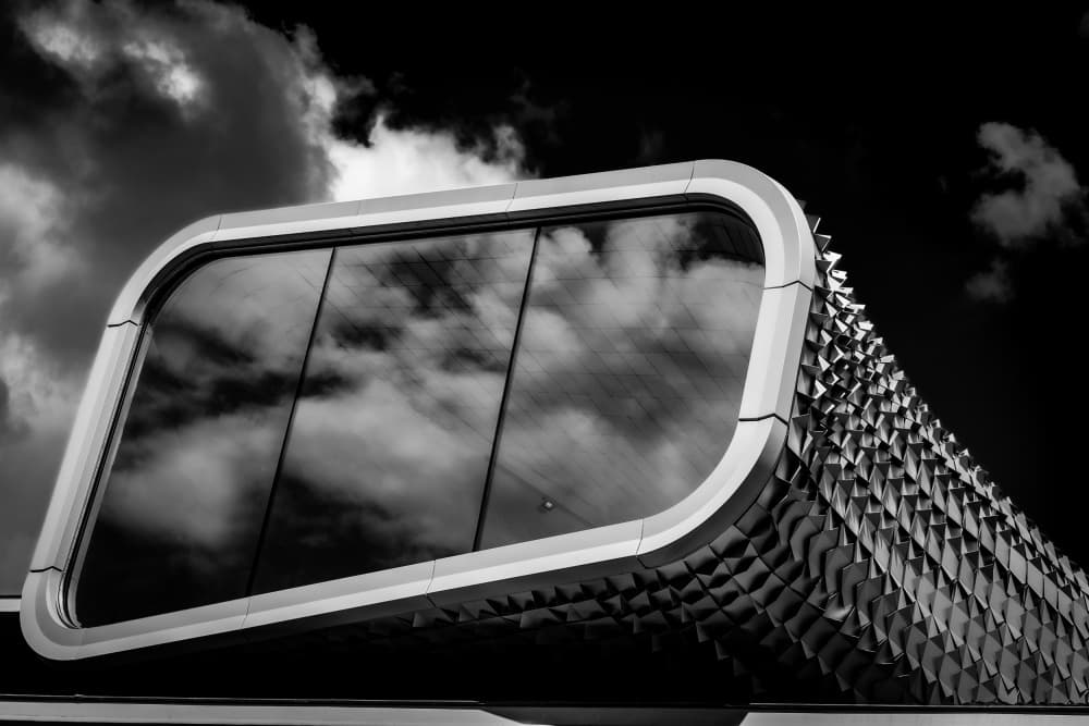 Modern Building Reflection by Gerard Valckx — canvas wall art