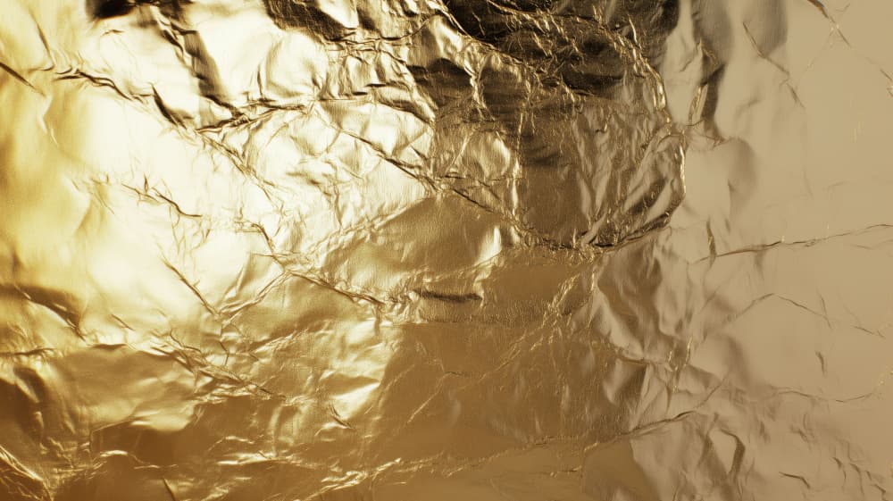 Abstract Golden Shimmer by Marika Barsrsind — canvas wall art