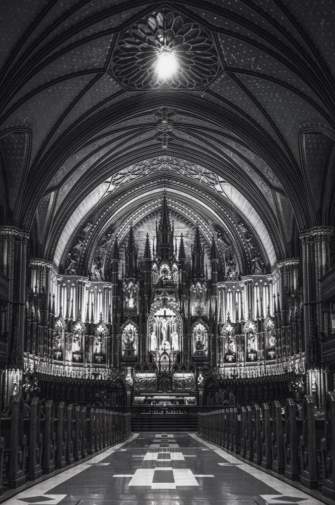 Grand Gothic Cathedral by TILL OLICKAL — canvas wall art