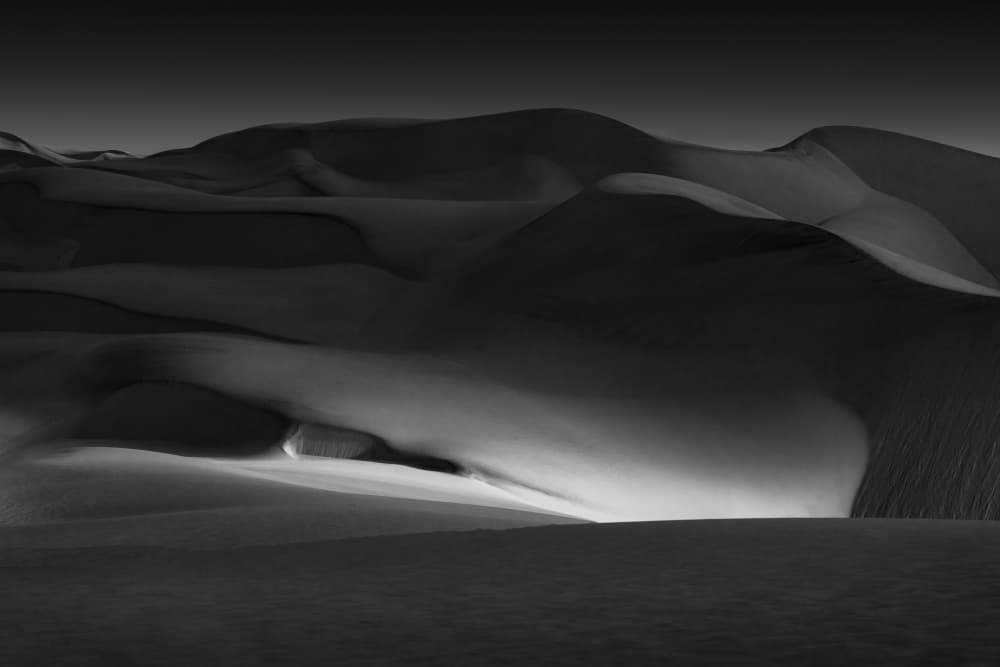 Light And Shadow Dunes by Yang Jiao — canvas wall art