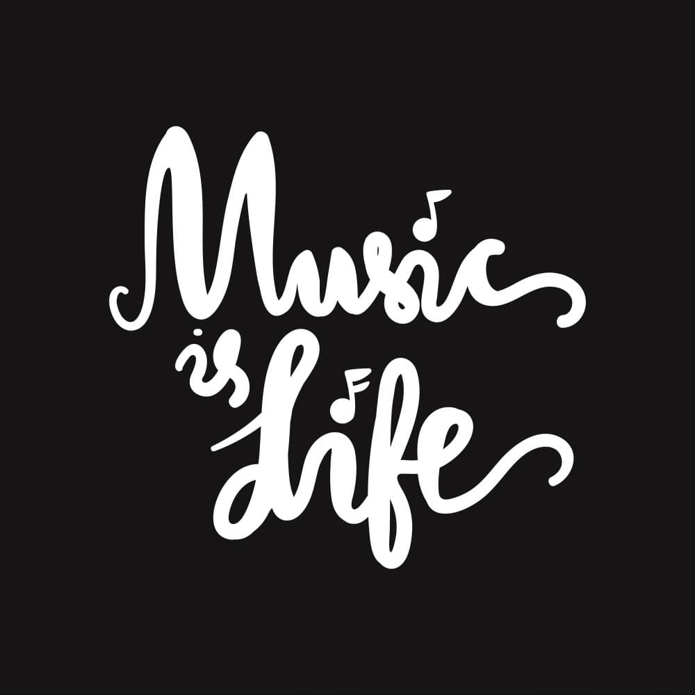 Inspirational Music Life by Marika Barsrsind — canvas wall art