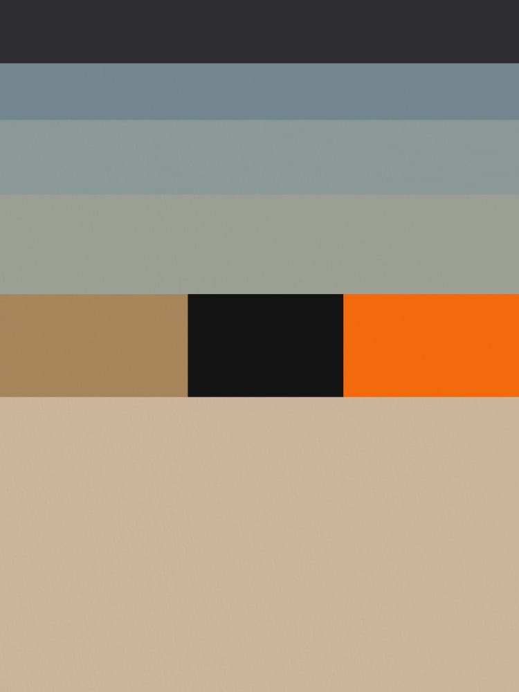 Modern Color Blocks by Little Dean — canvas wall art