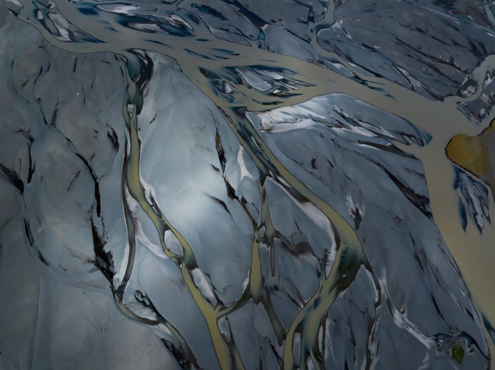 Braided River Flow by Yongnan Li （李永男） — canvas wall art