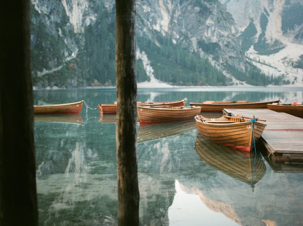 Lago Di Braies 1 by Raisa Zwart — canvas wall art