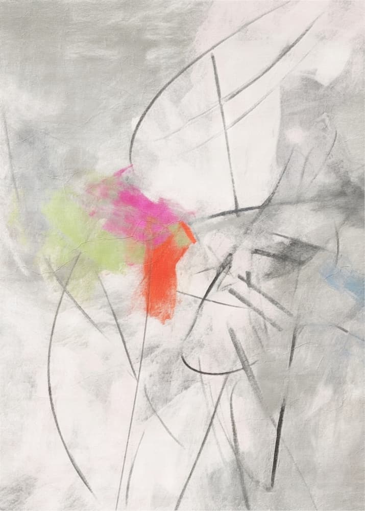 Vibrant Abstract Strokes by Alma — canvas wall art
