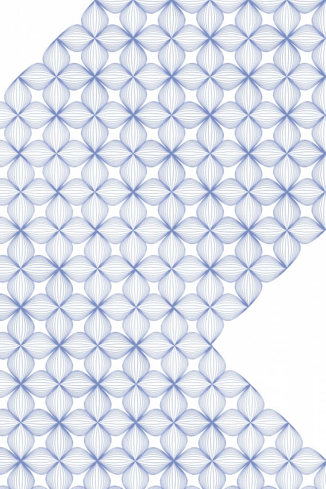 Delicate Blue Pattern by cartissi — canvas wall art