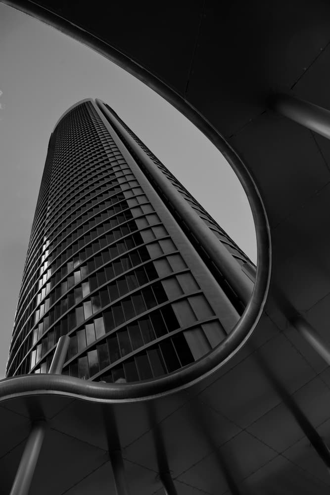 Modern Skyscraper Curve by Carlos Pardo — canvas wall art