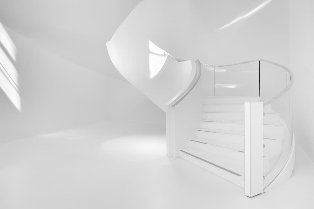 Modern Spiral Staircase by Jeroen van de Wiel — canvas wall art