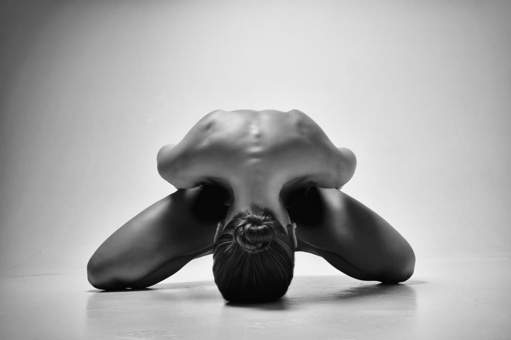Graceful Yoga Pose by Alexandr — canvas wall art
