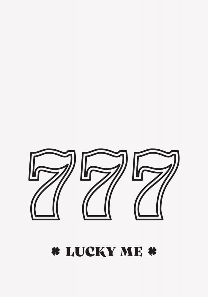 Triple Seven Luck by Athene Fritsch — canvas wall art
