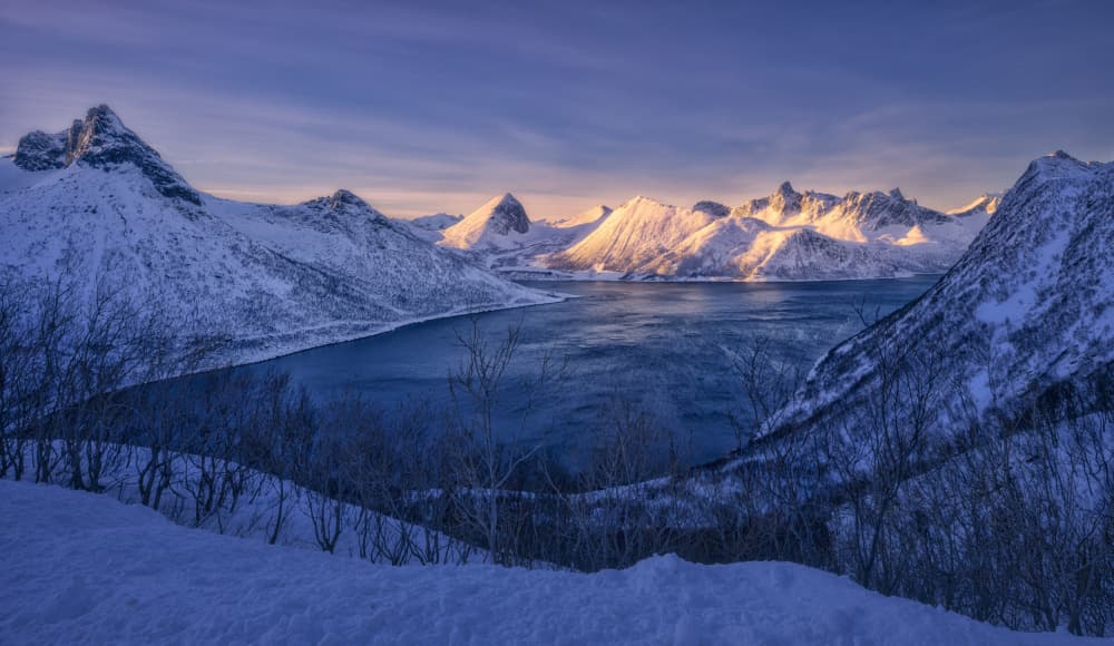Majestic Winter Fjord by Doroteo Tobarra Narro — canvas wall art