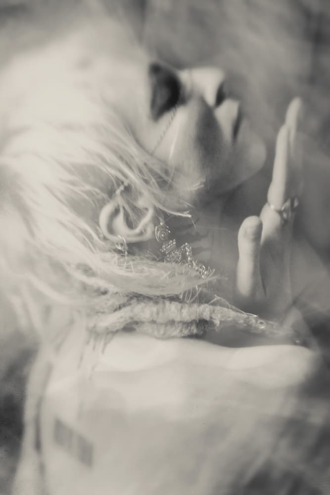 Dreamy Serene Woman by Bogdan Bouşcă — canvas wall art