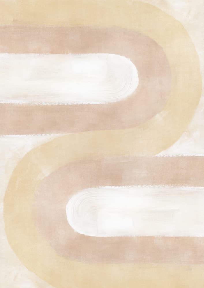 Warm Neutral Arches by Rosana Laiz Blursbyai — canvas wall art