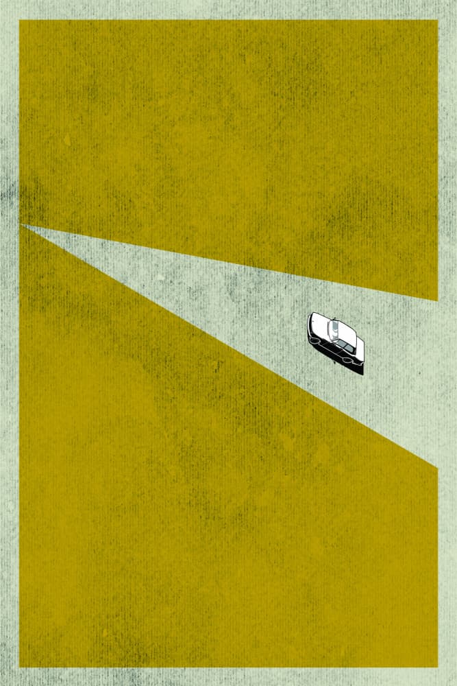 Classic Car Journey by jay stanley — canvas wall art