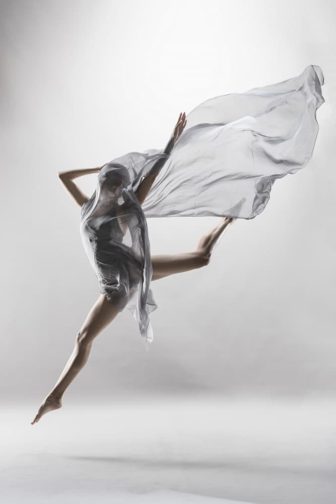 Ethereal Dancer Leap by Sita Gramich — canvas wall art