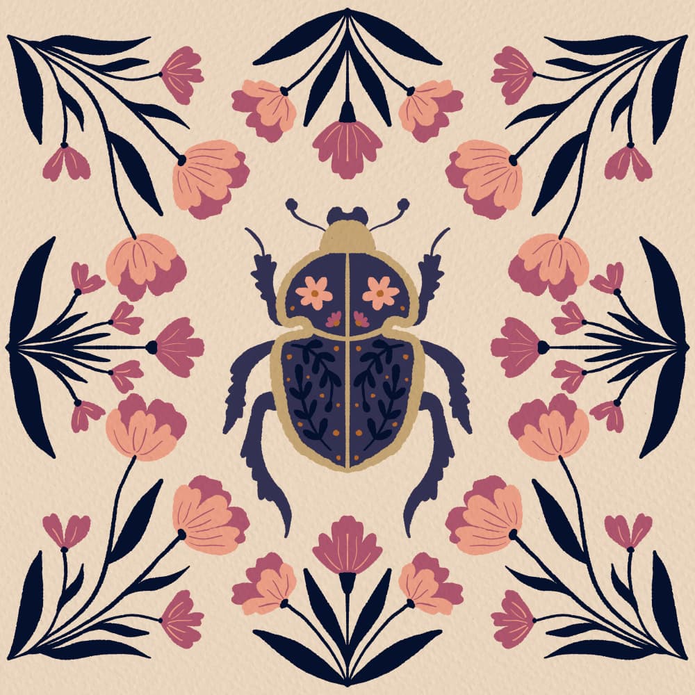 Ornate Floral Beetle