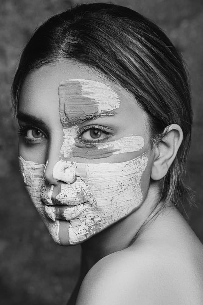 Artistic Face Portrait by amir behzadi — canvas wall art