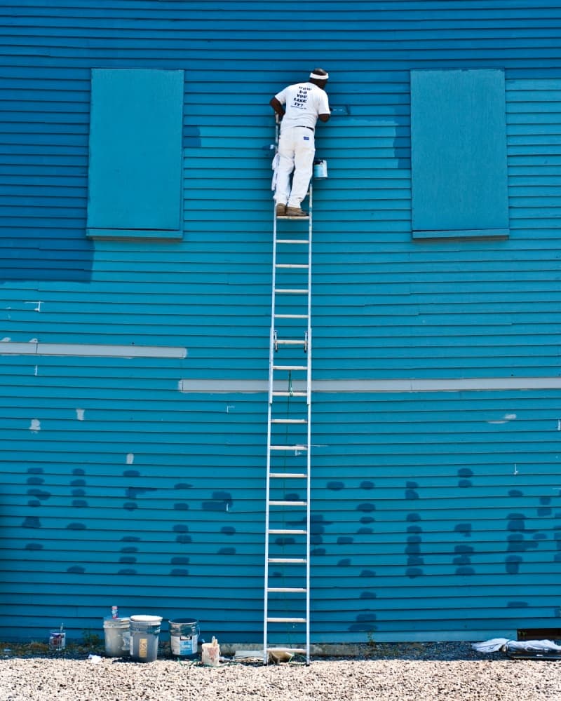 Bright Blue Wall Painting by David Scott — canvas wall art
