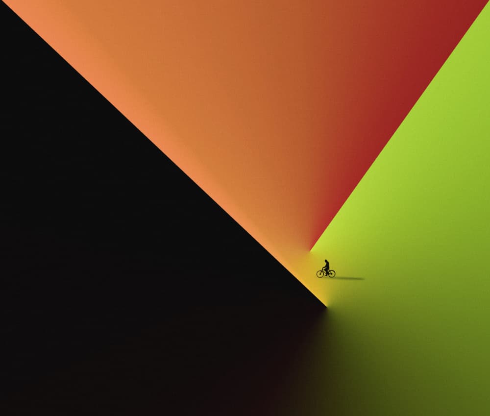 Solitary Geometric Ride by Hadi Malijani (Malenjani) — canvas wall art