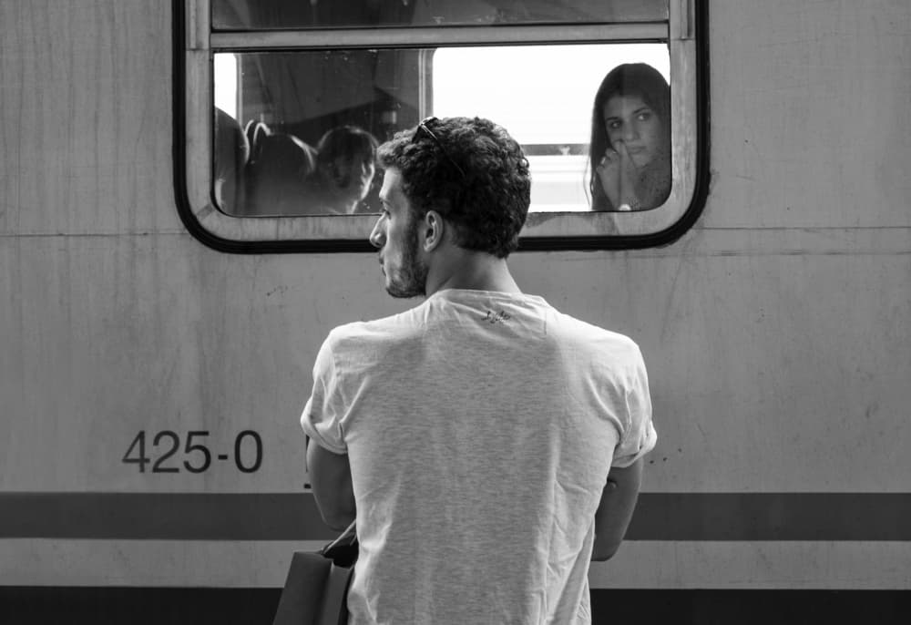 Train Station Gaze by Pablo Abreu — canvas wall art