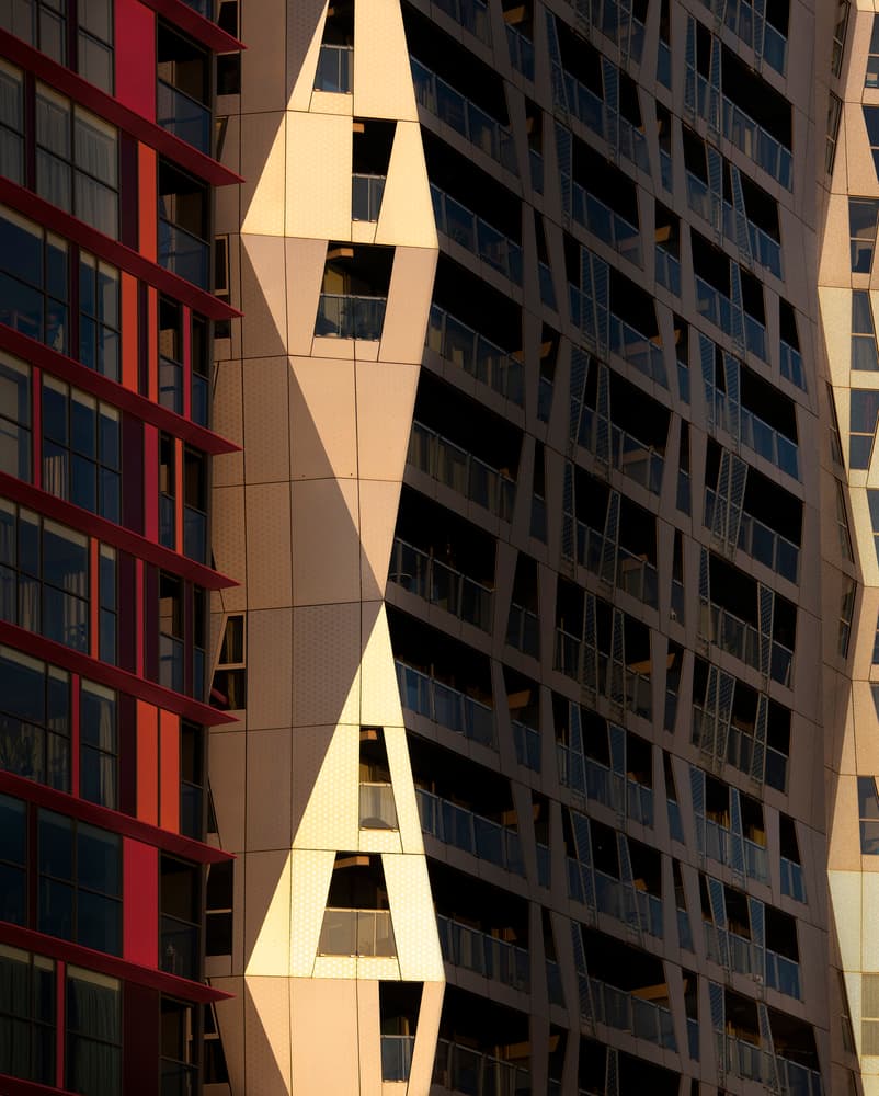 Angular Building Shadows by Greetje van Son — canvas wall art