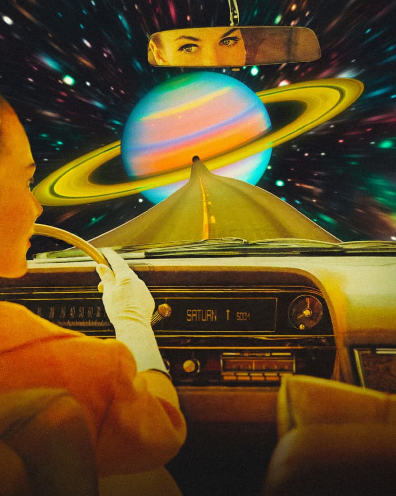 Saturn Commute by Taudalpoi — canvas wall art