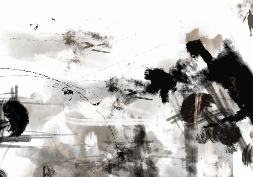 Expressive Ink Gestures by Pictufy Studio II — canvas wall art