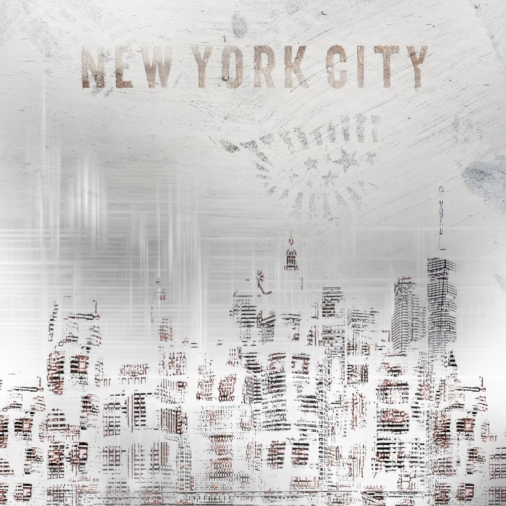 New York City Abstract by Melanie Viola — canvas wall art
