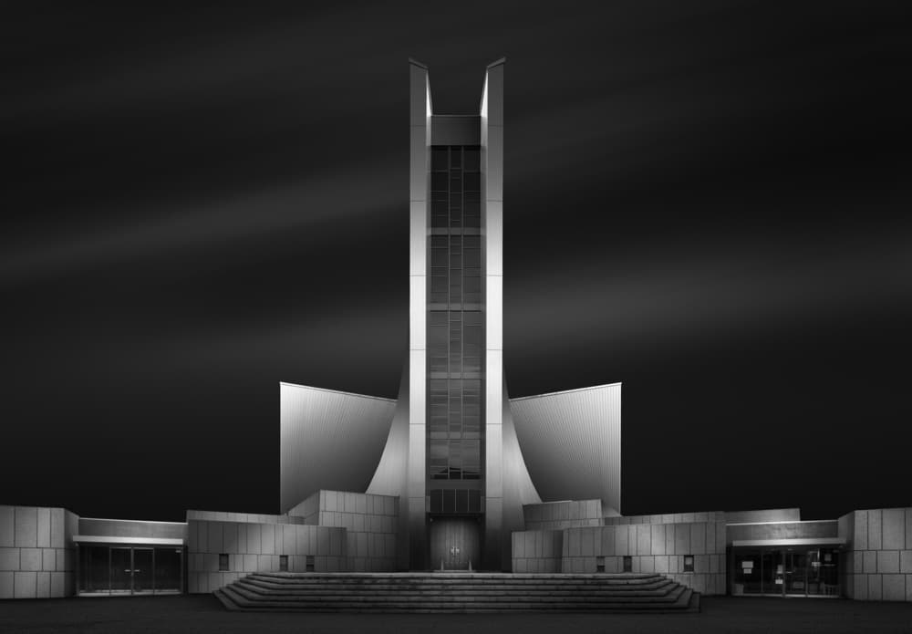 Monolithic Modern Cathedral by Shuchuan Liu — canvas wall art