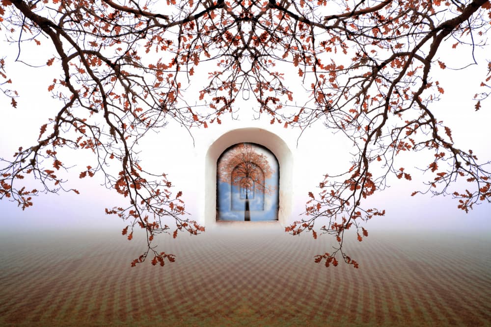 Dreamy Autumn Archway by Christina Sillen — canvas wall art