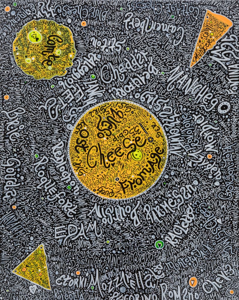 World of Cheese by Lorenzo A Roe — canvas wall art