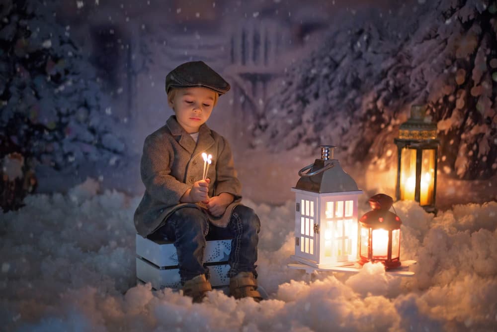 Magical Winter Glow by Tatyana Tomsickova — canvas wall art