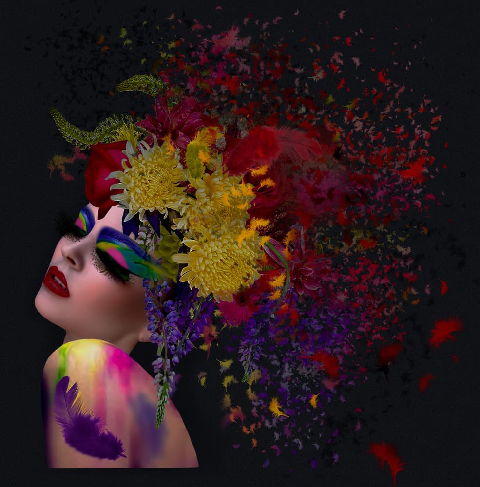 Flower Fairy by Natalia Simongulashvili   ( NATALIORION ) — canvas wall art