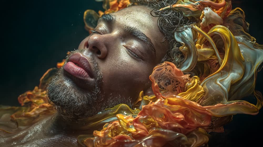 Floating Golden Dreams by DDiArte — canvas wall art