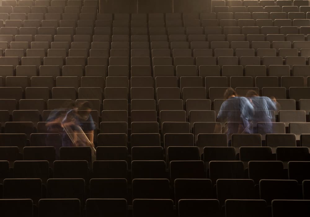 Empty Auditorium Movement by Anna Niemiec — canvas wall art
