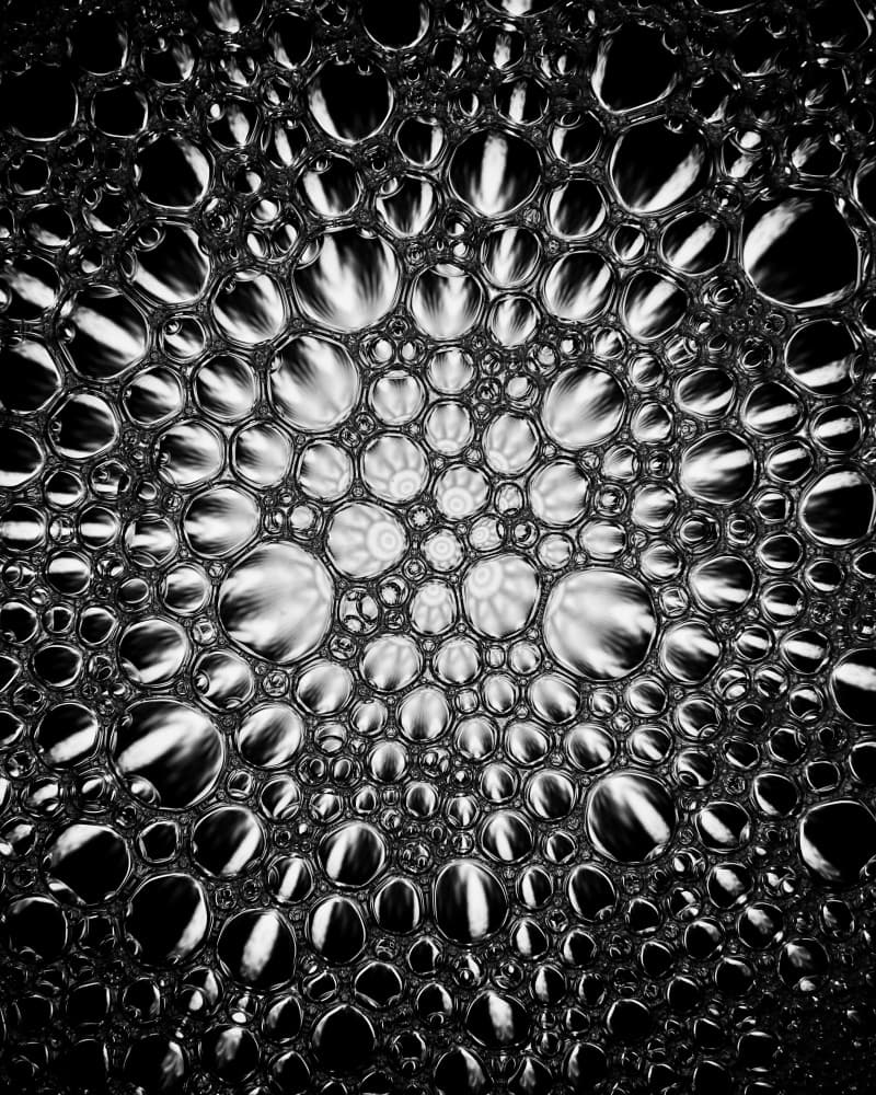 Mesmerizing Bubble Pattern by Ivan Lesica — canvas wall art