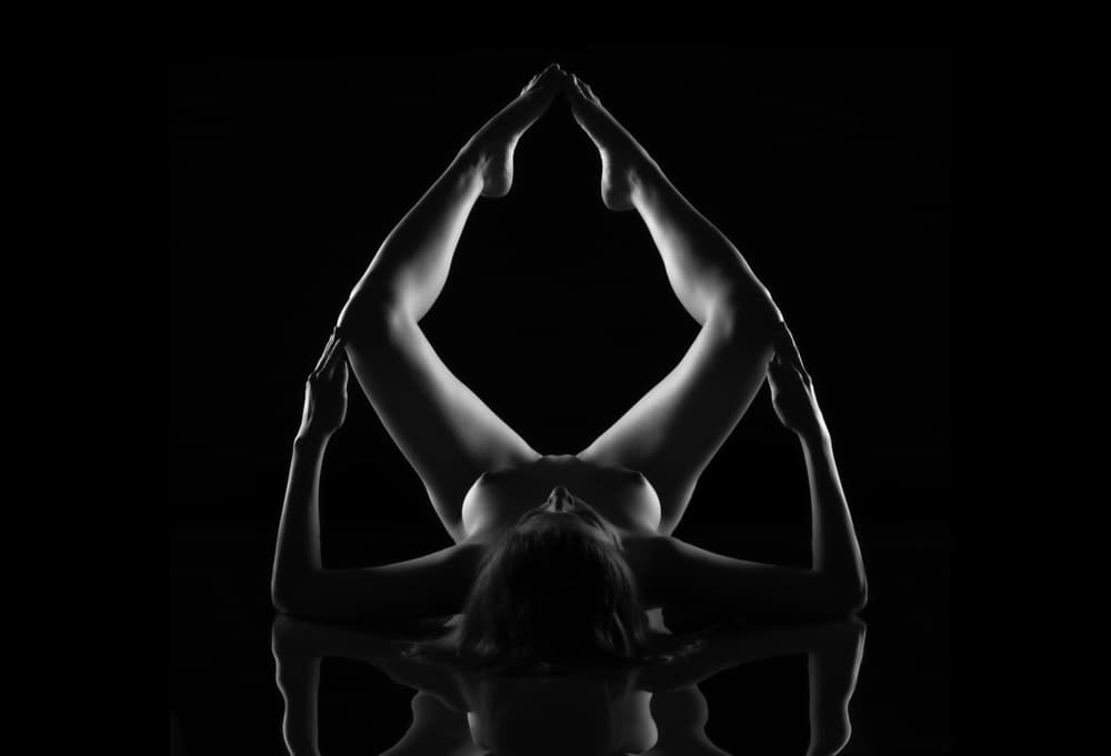Geometric Nude Reflection by Mogyorosi Stefan — canvas wall art