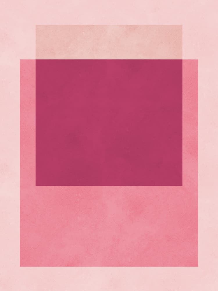 Soft Pink Geometry by Vitor Costa — canvas wall art