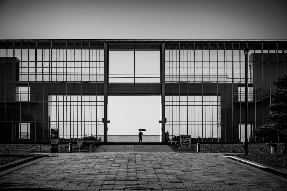 Architectural Horizon Solitude by Yohei Kawashima — canvas wall art