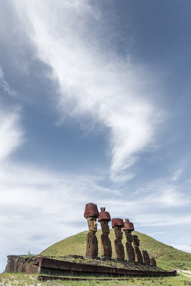 Moai Statues Easter Island by Karsten Wrobel — canvas wall art
