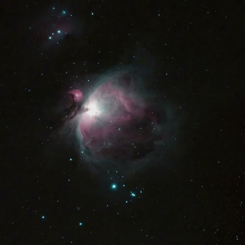Orion Nebula's Cosmic Glow by Paul Hsi — canvas wall art