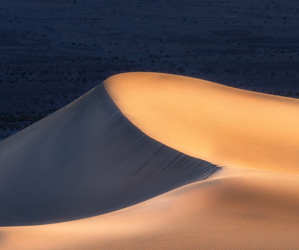 Golden Desert Dunes by Abbas Ali Amir — canvas wall art
