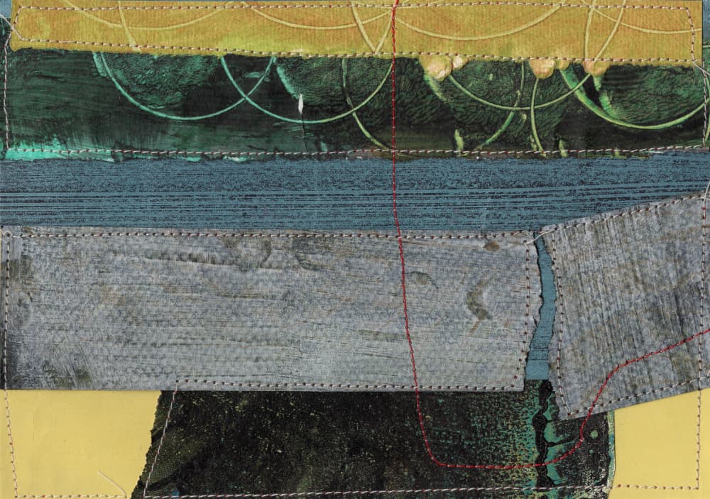 Layered Abstract Textures by Susan Smereka — canvas wall art