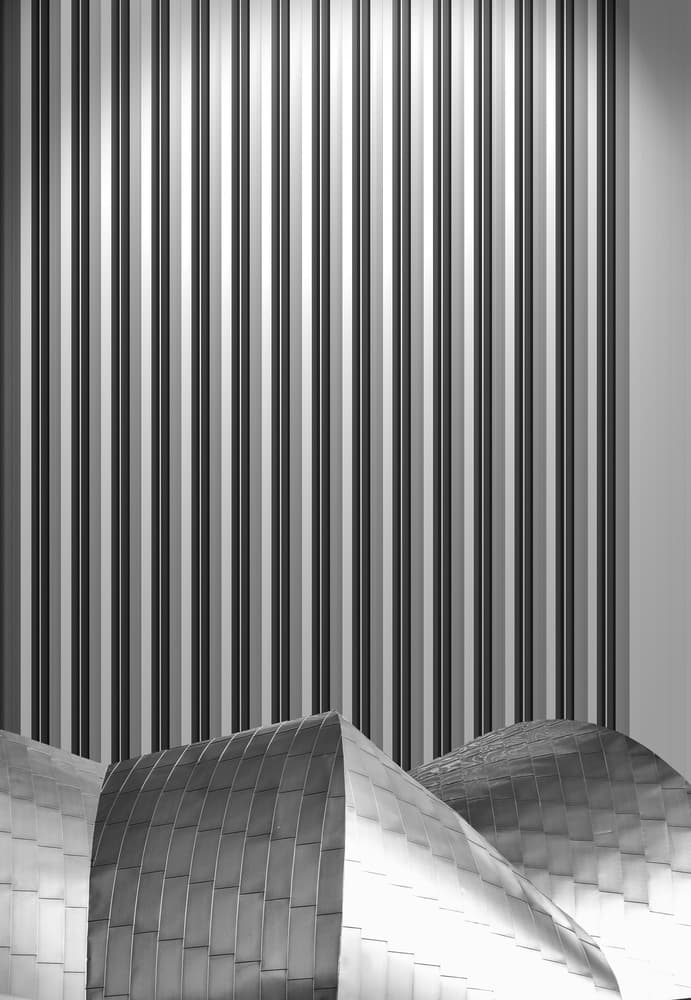 Modern Striped Architecture by Rolf Mauer — canvas wall art