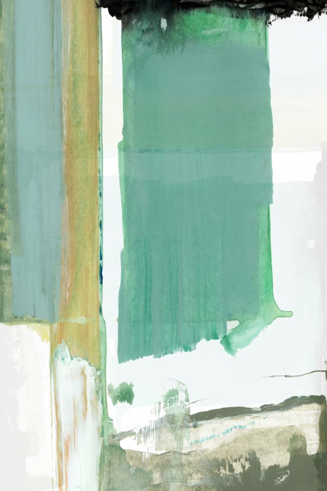 Muted Abstract Color Blocks by cartissi — canvas wall art