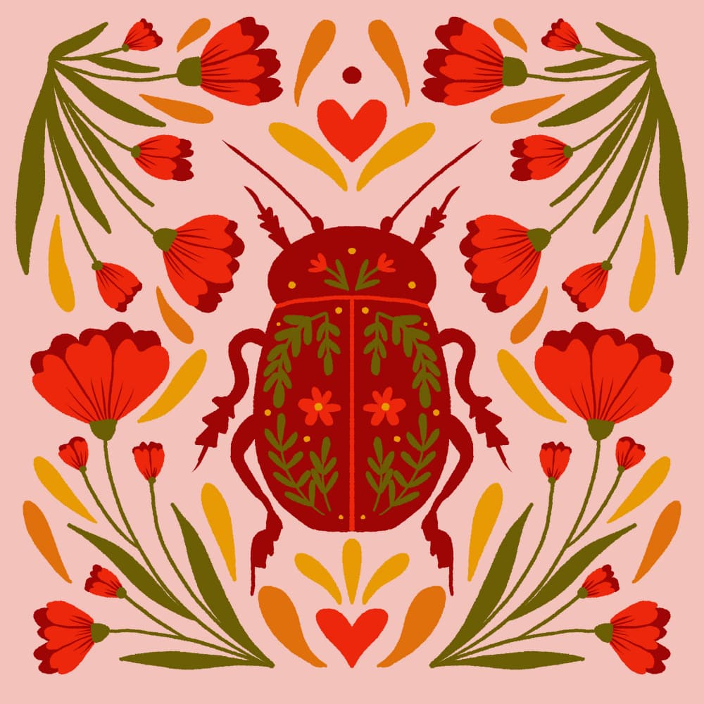 Ornate Floral Beetle