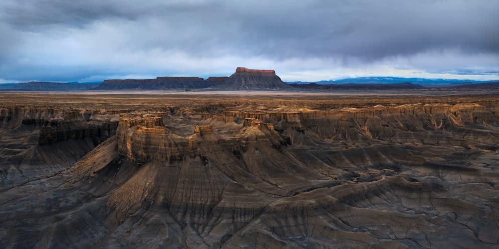 Rugged Desert Formations by John Fan — canvas wall art