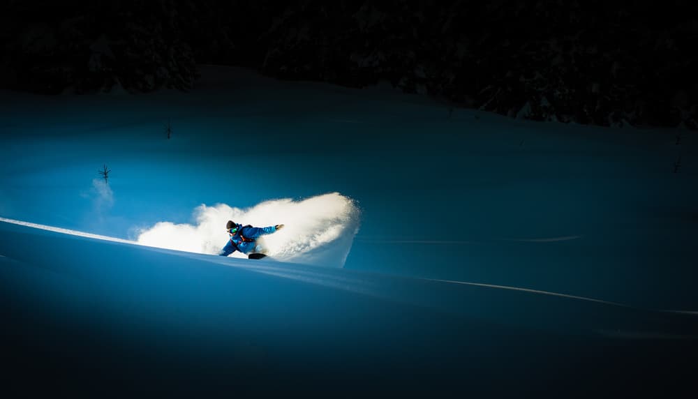 Dynamic Snowboard Carve by Eric Verbiest — canvas wall art