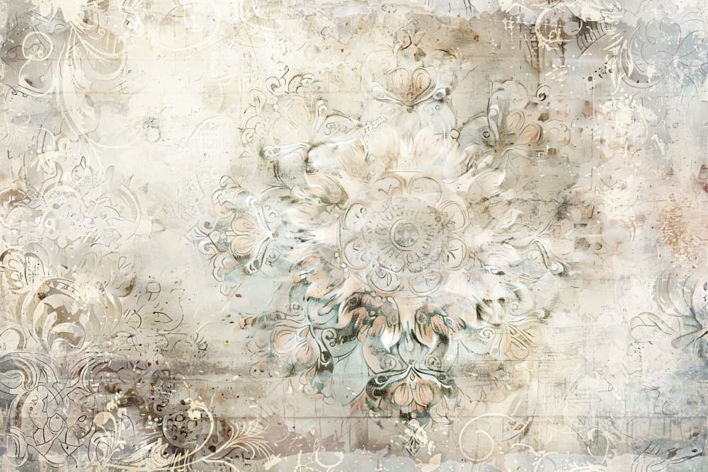 Elegant Vintage Mandala by Rafal Kulik — canvas wall art