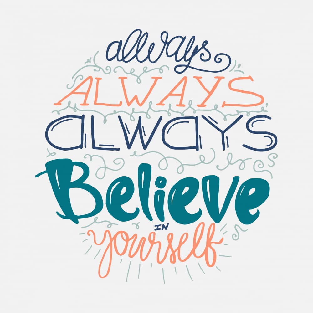 Always Believe In Yourself by Marika Barsrsind — canvas wall art